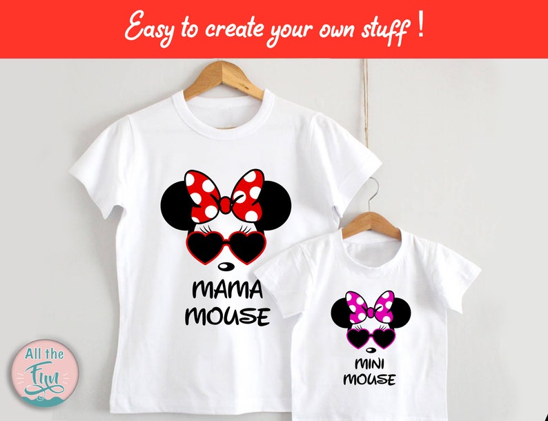 Download Mother And Daughter Minnie Disney Svg Mama Mouse Shirt | Etsy