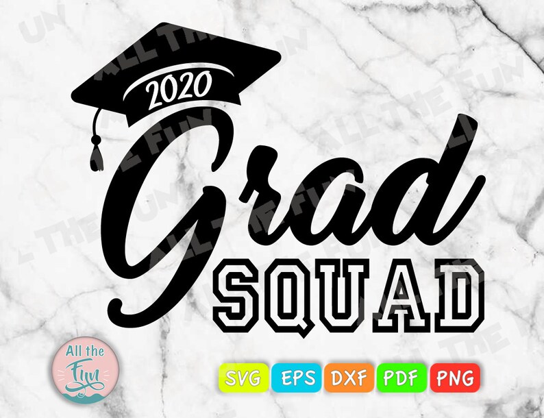Download Grad Squad Svg Graduate 2020 Svg Grad's Ceremony Shirt | Etsy