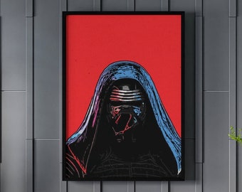 スターウォーズ 盾絵 カイロ・レン スターウォーズ 盾絵 カイロ・レン