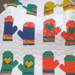 Handmade Baby Quilt, Christmas Quilt, Finished Quilt, Wall Hanging ...