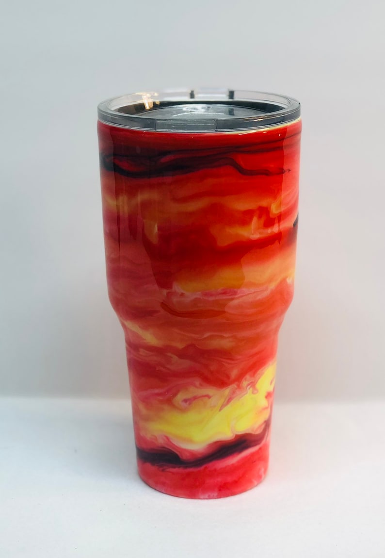 Firefighter 30 Ounce Custom Epoxy Tumbler - Etsy