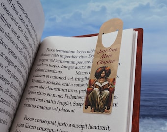 Zwarte vrouw leest bladwijzer | Melanin Women Rule the World Bookmark | Metalen bladwijzer | Zwarte vrouwen lezen | Afro-Amerikaanse boekenliefhebbers cadeau
