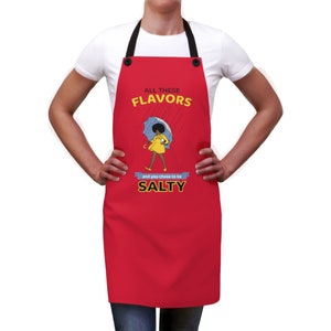 Funny Melanin Cooking Apron | You Salty?! | African American Apron | Culinary Gift | Gift for Black Mom | Kitchen Apron | Food Lover Gifts
