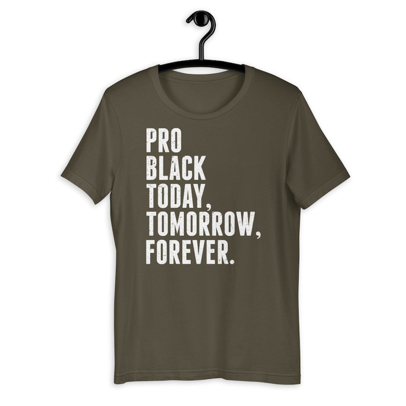 Pro Black T Shirt Black Empowerment African Heritage | Etsy