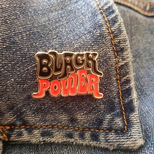 Black Power Enamel Pin | Black Pride Pin | I Love Being Back Hard Enamel Pin | African American Pride | Lapel Pin for | HBCU Grad