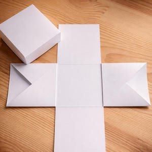 Explosionsbox zum selbst gestalten, blanko, verschiedene Farben, ca. 7 x 7 x 7 cm DIY, selber machen