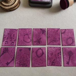 Mini Karten als Embellishment im Vintage Style, Junk Journal, etc. Set 1