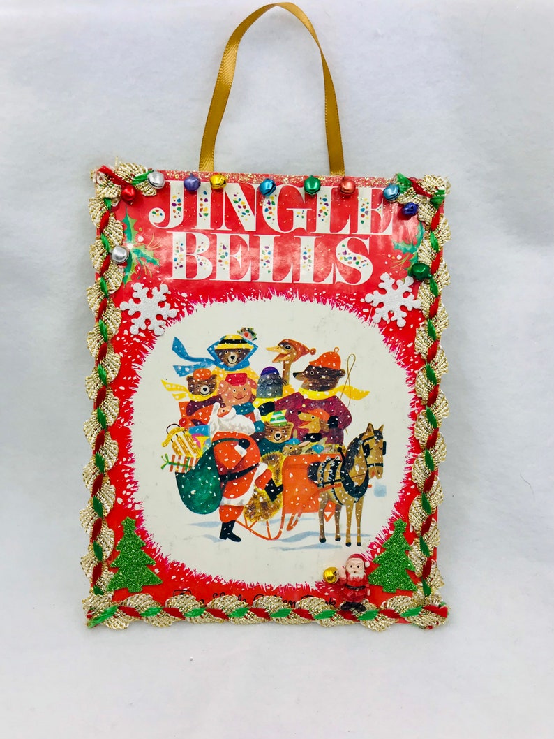 Jingle Bells Book Wreath