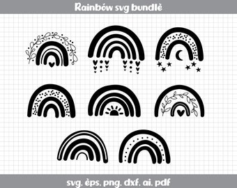 Download Rainbow Svg Etsy