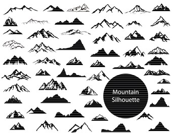 Mountains Svg Etsy