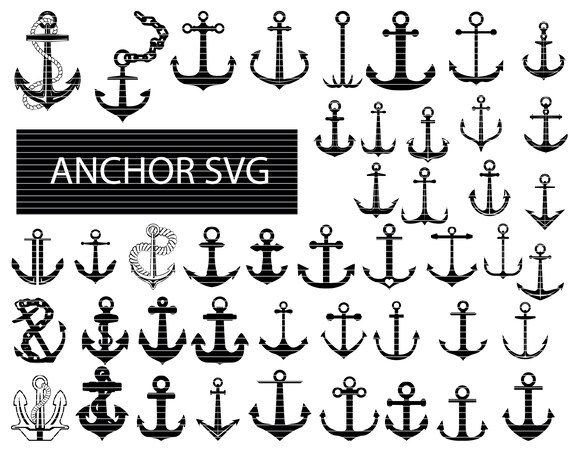 ANCHOR SVG BUNDLE / Anchor Cricut / Anchor Silhouette / Anchor