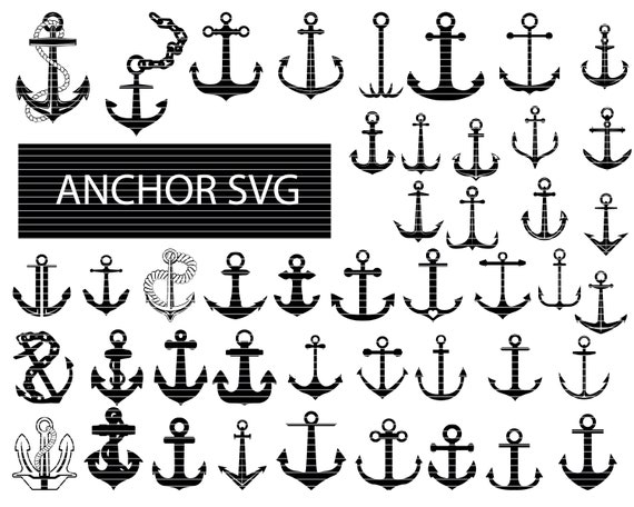 Download Anchor Svg Bundle Anchor Cricut Anchor Silhouette Anchor Etsy