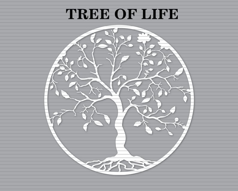 Download Tree of Life SVG download png eps silhouette dxf cut file | Etsy