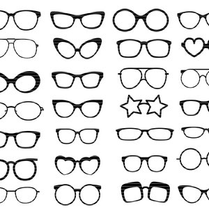 Eyeglasses SVG Bundle, Sunglasses svg bundle, Glasses svg, Eyeglasses cut file, Glasses Vector, Eyeglasses clipart, Eyeglasses Monogram