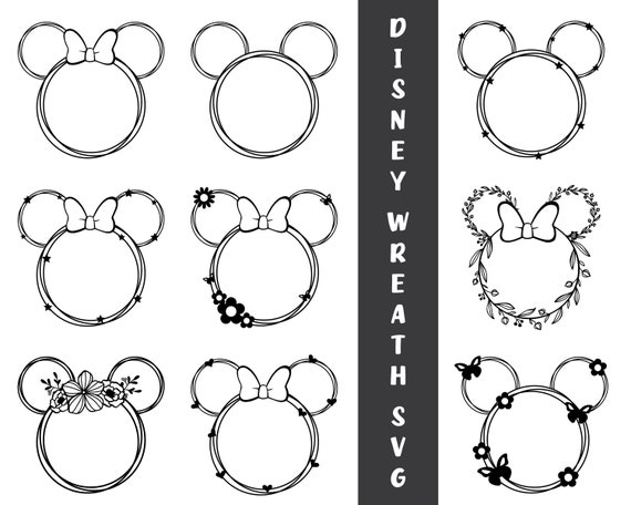 Free Free 208 Floral Minnie Mouse Ears Svg SVG PNG EPS DXF File