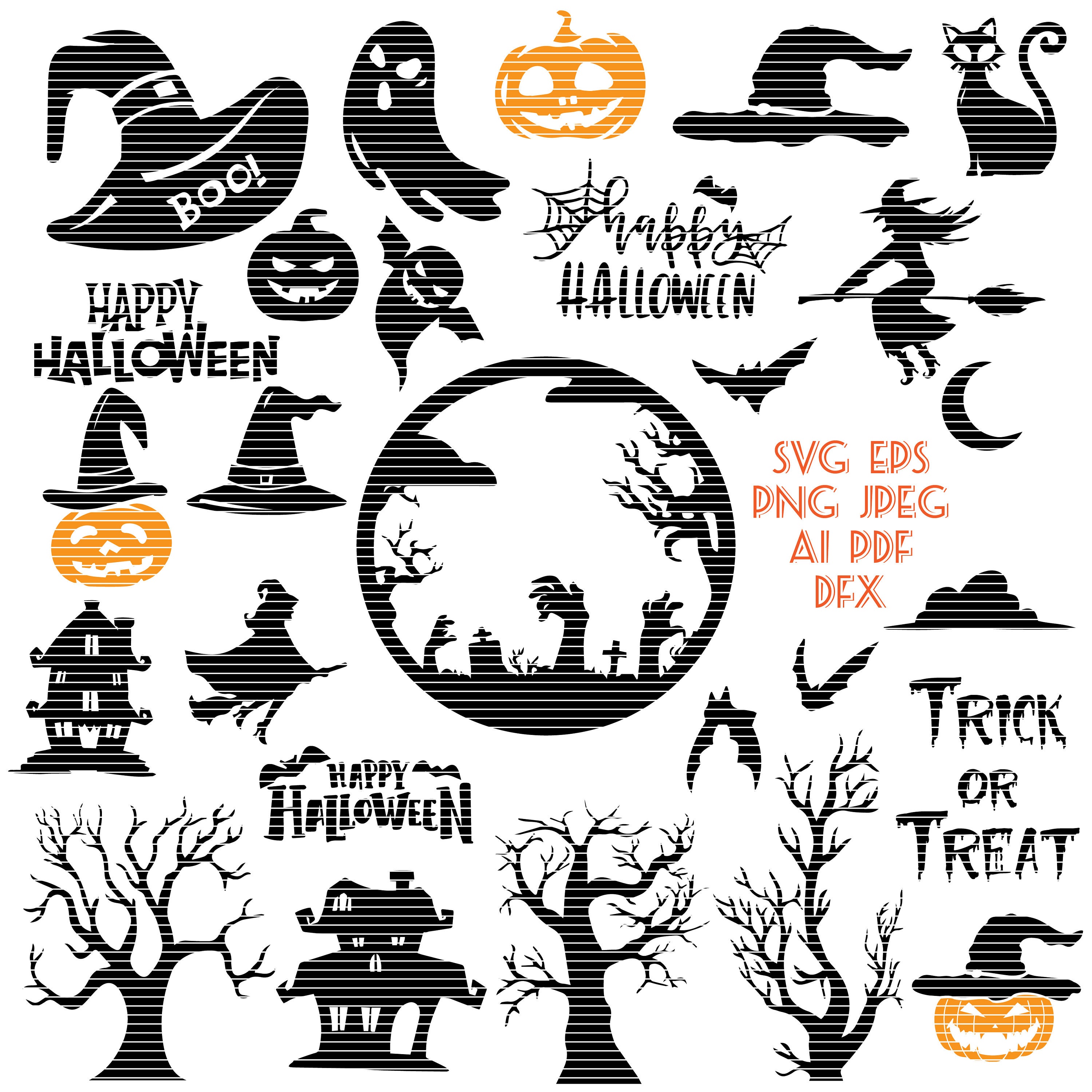 Download Halloween Clip Art Svg Bundle