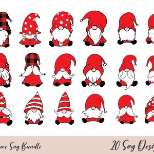 Christmas Gnome Svg Bundle, Christmas Svg bundle, Gnomes Svg, gnome clipart, gnomes png