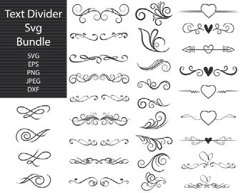 Flourish svg Bundle, swoosh svg, swashes svg, swirl svg, squiggle svg, swirly flourishes svg, squiggly doodles svg