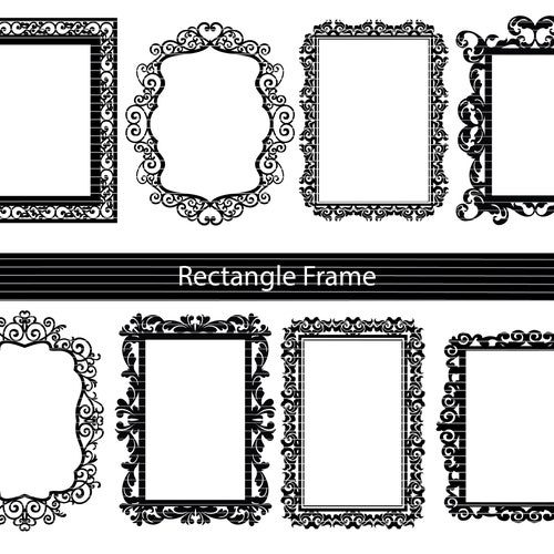 Frame SVG Bundle Mirror SVG Bundle Frame Cut File Frame - Etsy