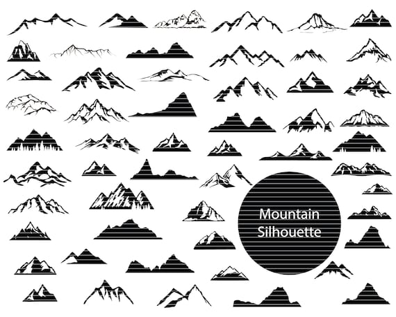 Download Mountain Svg Bundle Mountains Svg Mountain Clipart Mountain Etsy