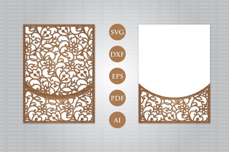 Free Free 71 Tri Fold Free Laser Cut Wedding Invitation Svg SVG PNG EPS DXF File