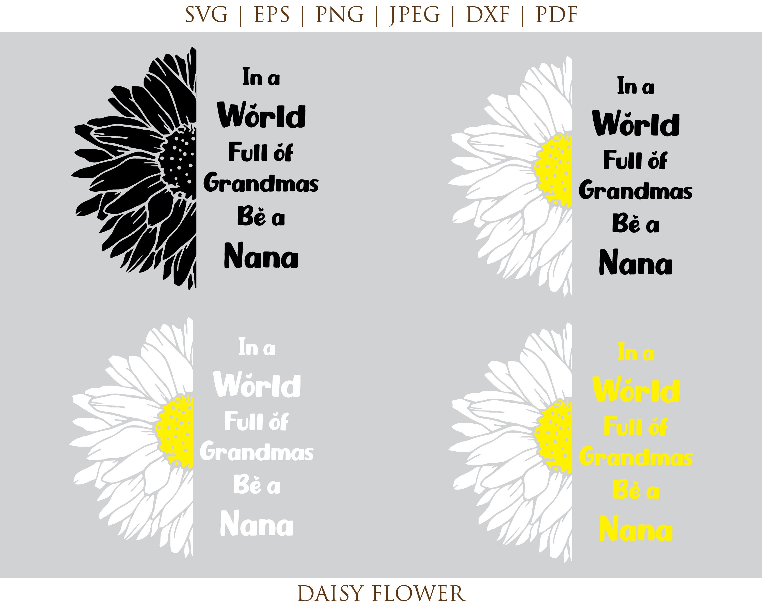 Free Free 288 Cricut Daisy Flower Svg SVG PNG EPS DXF File