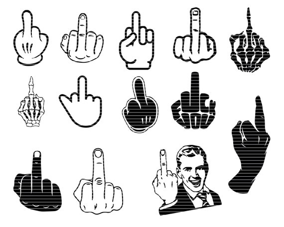 Download Flip Off Finger Svg Cut Files Free Download - Free SVG Cut... 