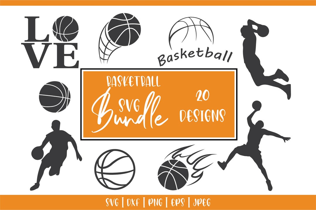 Basketball Svg Bundle Basketball Clipart Dxfpngbasketball - Etsy