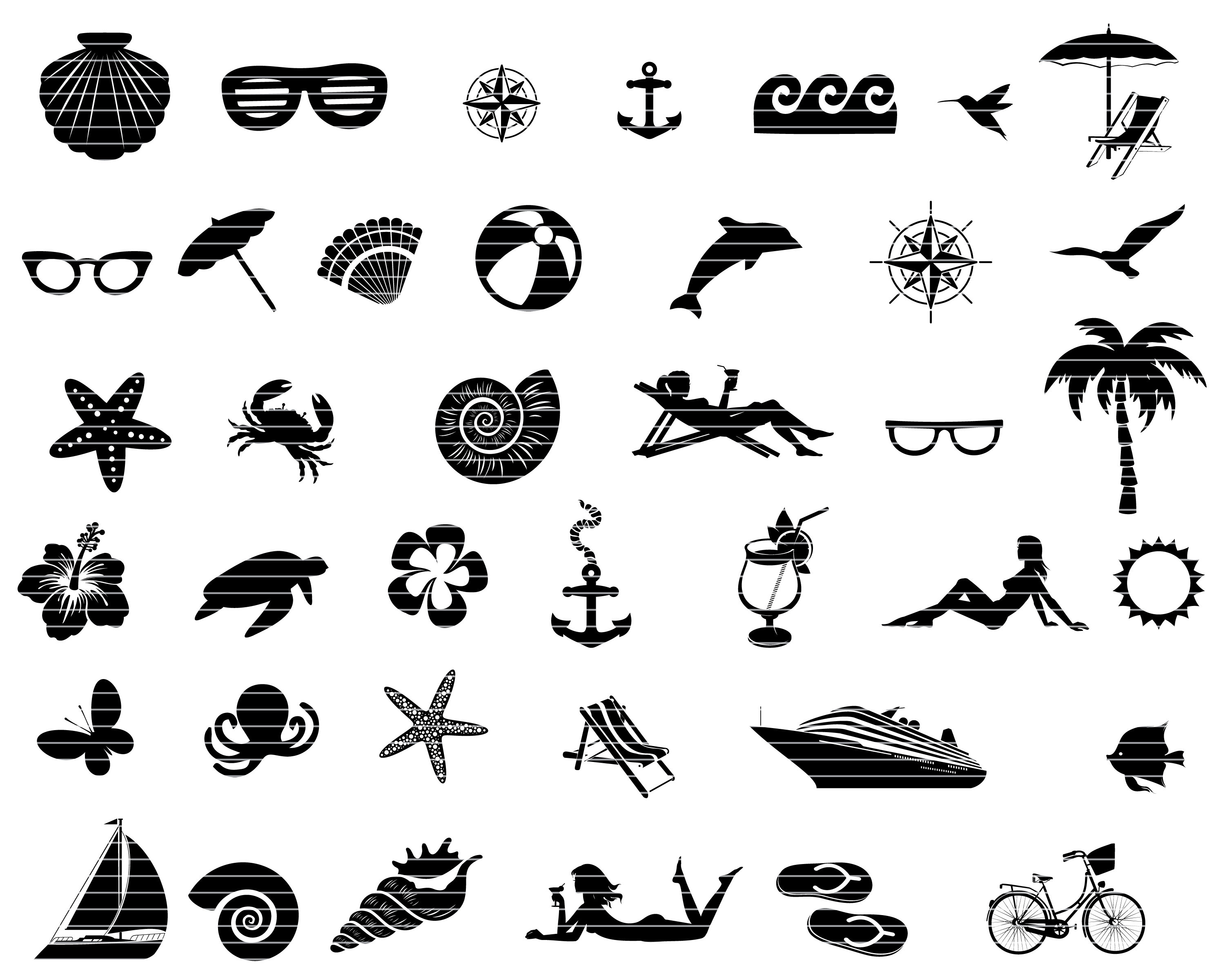 Beach svg Bundle Beach svg Beach svg Files for Cricut Beach | Etsy