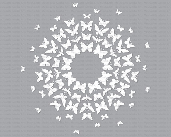 Free Free 287 Butterfly Circle Svg SVG PNG EPS DXF File