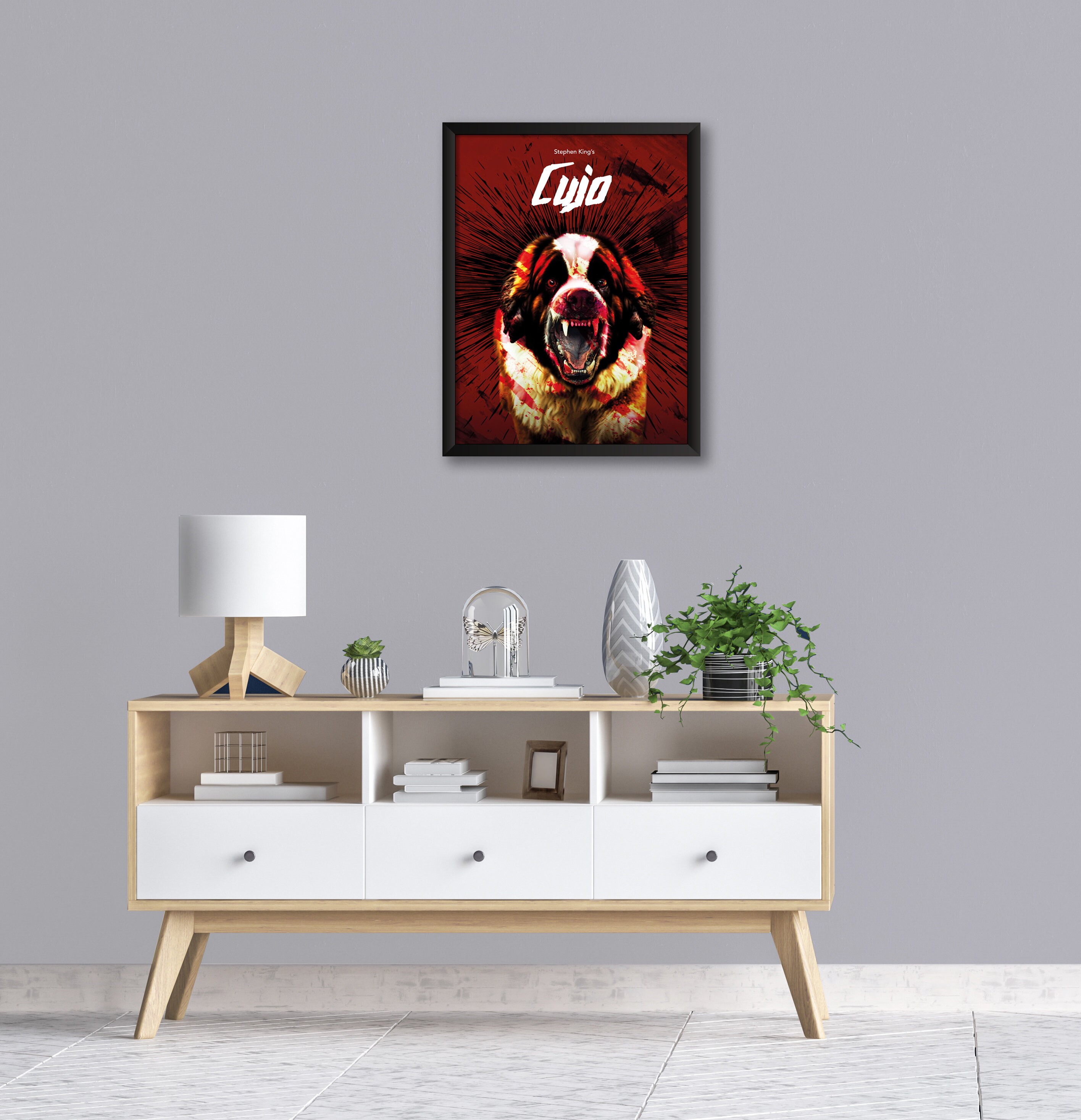 thumbnail image 2 of Cujo Movie Poster – 11x17 Inches – Horror, Stephen King – Reproduction, No White Border 2 of 2