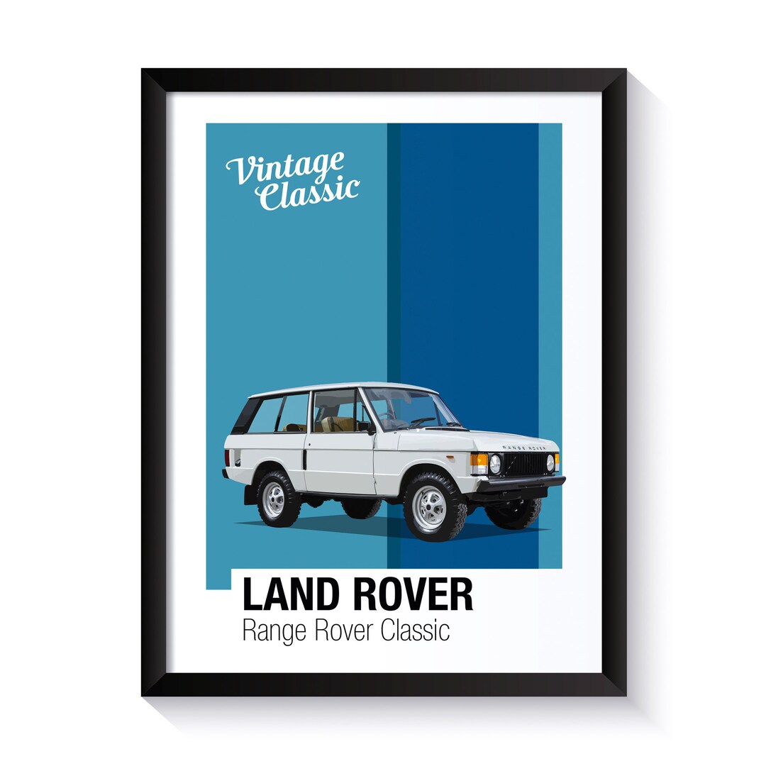 Range Rover Collection Poster Range Rover, Land Rover, Classic Cars, Printable Poster, Wall Art for ...