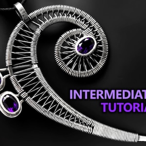 INTERMEDIATE+ tutorial - bass key pendant soldering & basic wire wrapping, instant download PDF file diy treble wirewrap pendant wrapped