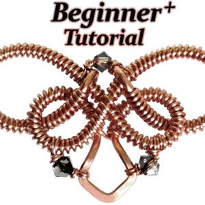 Simple Scroll bail TUTORIAL -quick easy BEGINNER step by step instructions digital book no soldering wire wrap wirewrapping weaving earrings