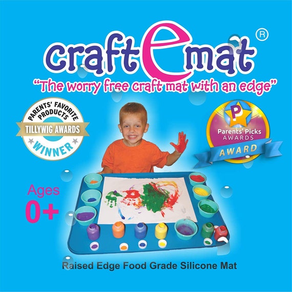 Craft E Mat Oversize 21 1/4 X 18 Worry Free Silicone Craft Mat for Kids and  Adults. multiple Colors 