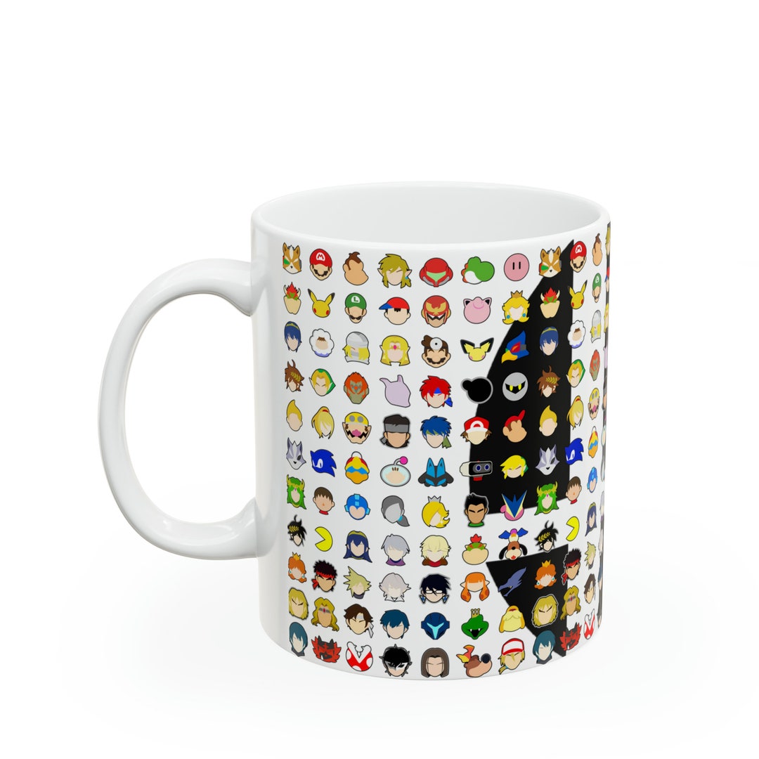 Smash Bros, Video Game, Switch, Ceramic, Coffee, Mug, 11oz, Gift ...