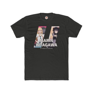 My Dress-Up Darling, Marin Kitagawa, Shizuku Kuroe, Cotton, Crew, Tee, Shirt, Anime, Manga