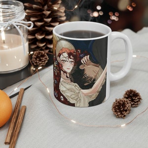 Maxi and Riftan, Under the Oak Tree, Ceramic, Coffee Mug, 11 oz, Manta, Webtoon, Web Novel