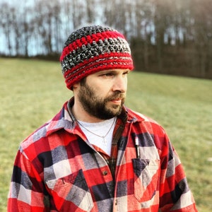 The Rustic Beanie Easy Crochet Pattern Beginner Hat Pattern - Etsy