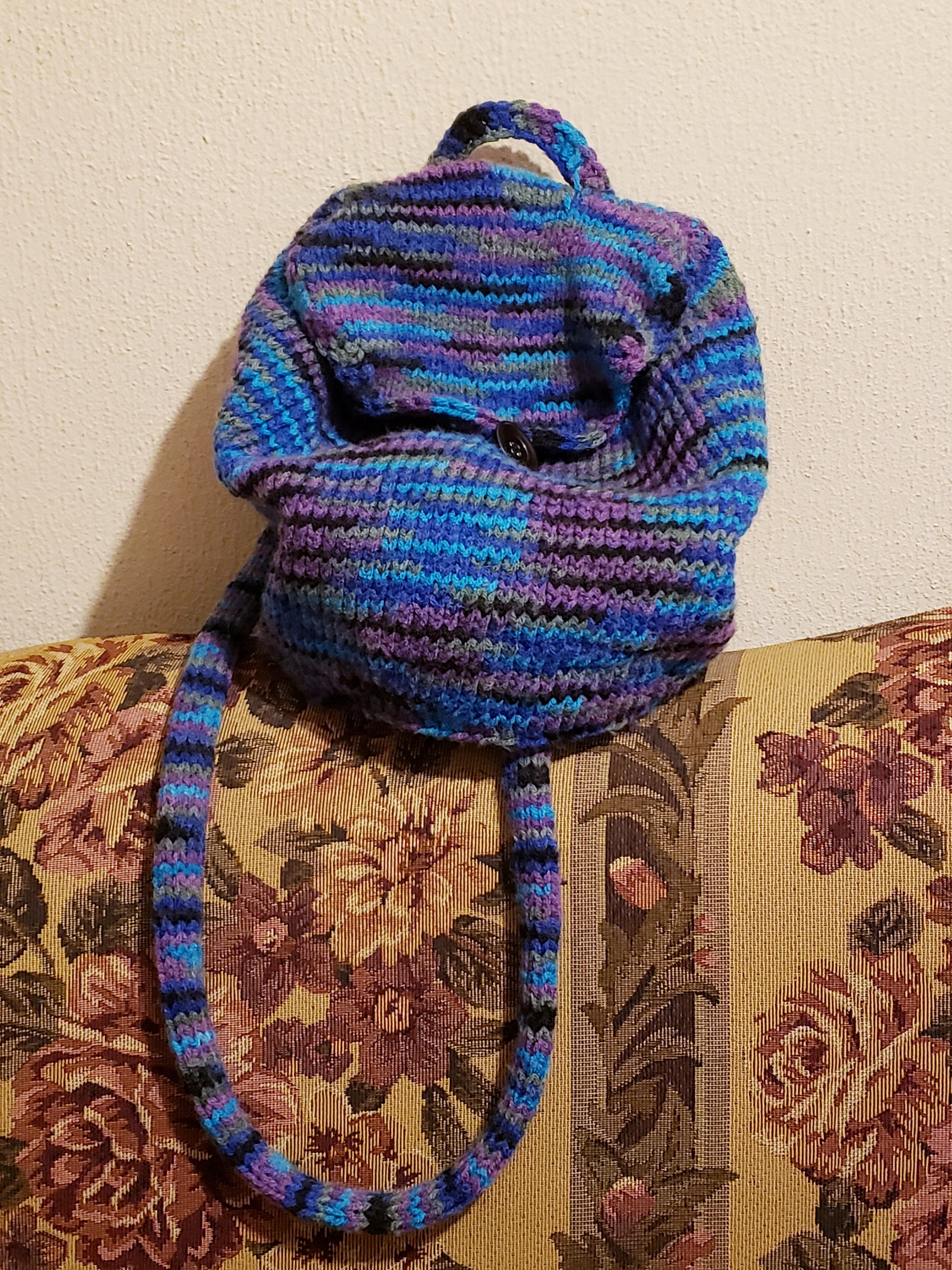Santa Fe Nights Bag Pattern: Knit & Crochet Knapsack (Digital PDF) - Thumbnail 4