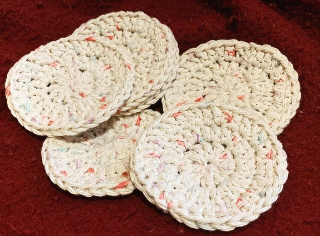 Crochet Bath Scrubbies Pattern: Easy Face & Body Washcloth (Digital PDF) - Thumbnail 4