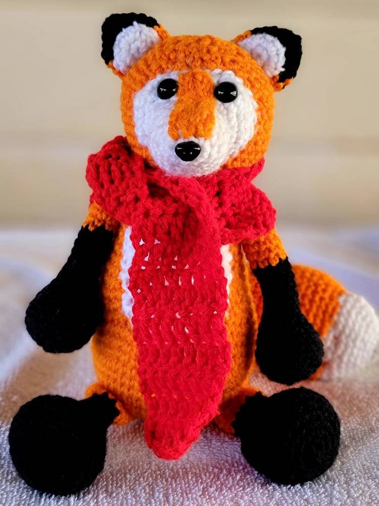 Friendly Fox Amigurumi Crochet Pattern: Easy Stuffed Animal (PDF Pattern)
