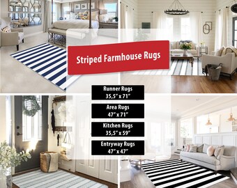 Farmhouse Rugs Etsy