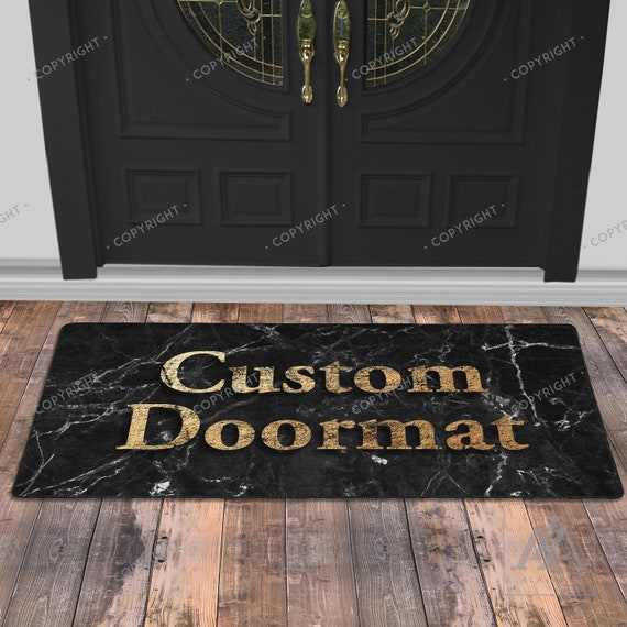 Custom Doormat Xl Doormats Double Door Door Mat Welcome Mat Housewarming Gift Custom Doormats Personalized Door Mat