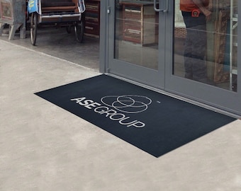 Your Logo Company Name Custom Doormat, Personalized Doormat, Housewarming Gift, Custom Welcome Mat DM01-05