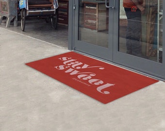 Your Logo Company Name Custom Doormat, Personalized Doormat, Housewarming Gift, Custom Welcome Mat DM01-05