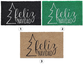 Merry Christmas Doormat Feliz Navidad Felpudo Funny Welcome