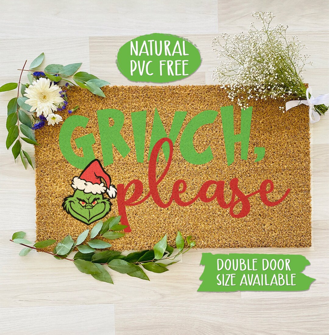 Quot;A Unique Entryway Awaits!" - Custom Green Monster Family Doormat - Gift For Holidays, Housewarming, And Family – PopFan