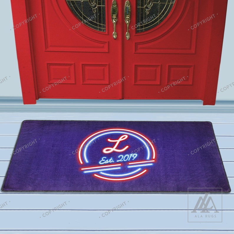 Family L Est Xl Doormats Double Door Doormat Welcome Mat Etsy
