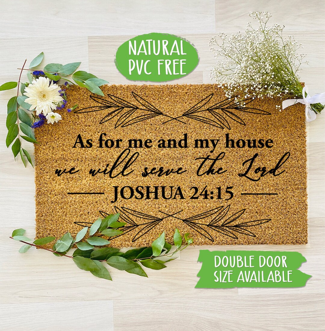 As for Me and My House We Will Serve the Lord Joshua 24:15 Religious ...